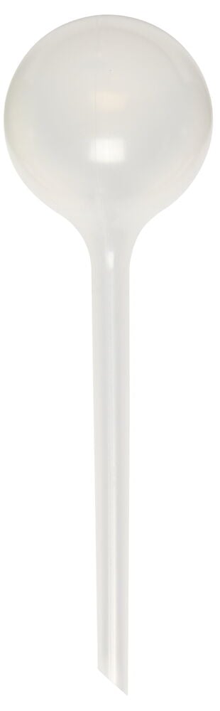 Transparente Bewässerungskugel zur Selbstbewässerung von Zimmerpflanzen.