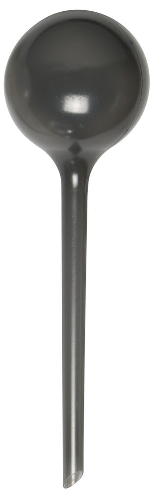 Schwarze Bewässerungskugel aus Kunststoff für Blumenerde.