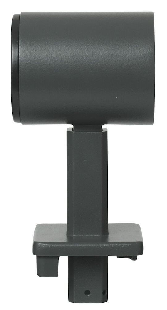 Harmaa alumiiniteline asennettavaksi välilistalle.