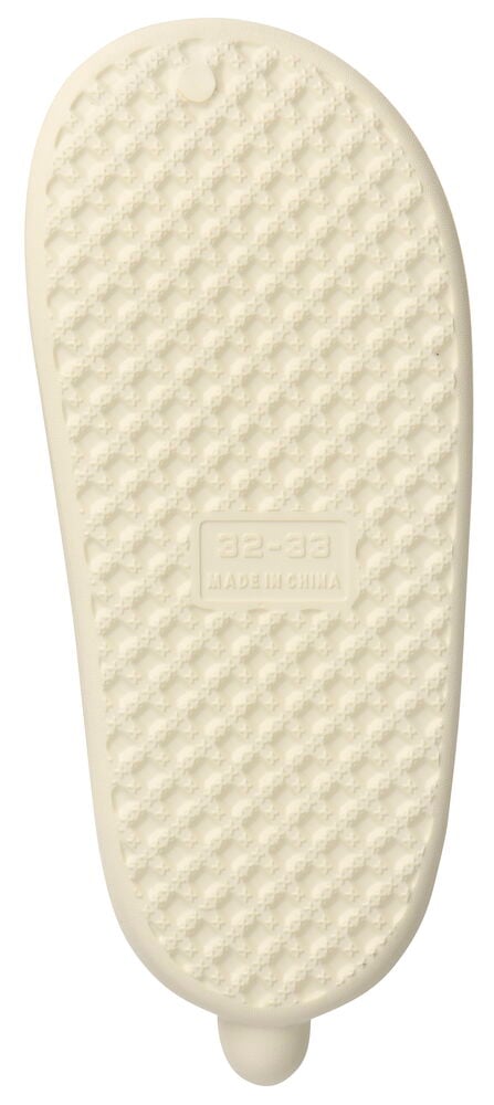 Off-white Unicorn Sandaler sula med texturerat mönster och storlek 32-33 synlig, bottenvy.