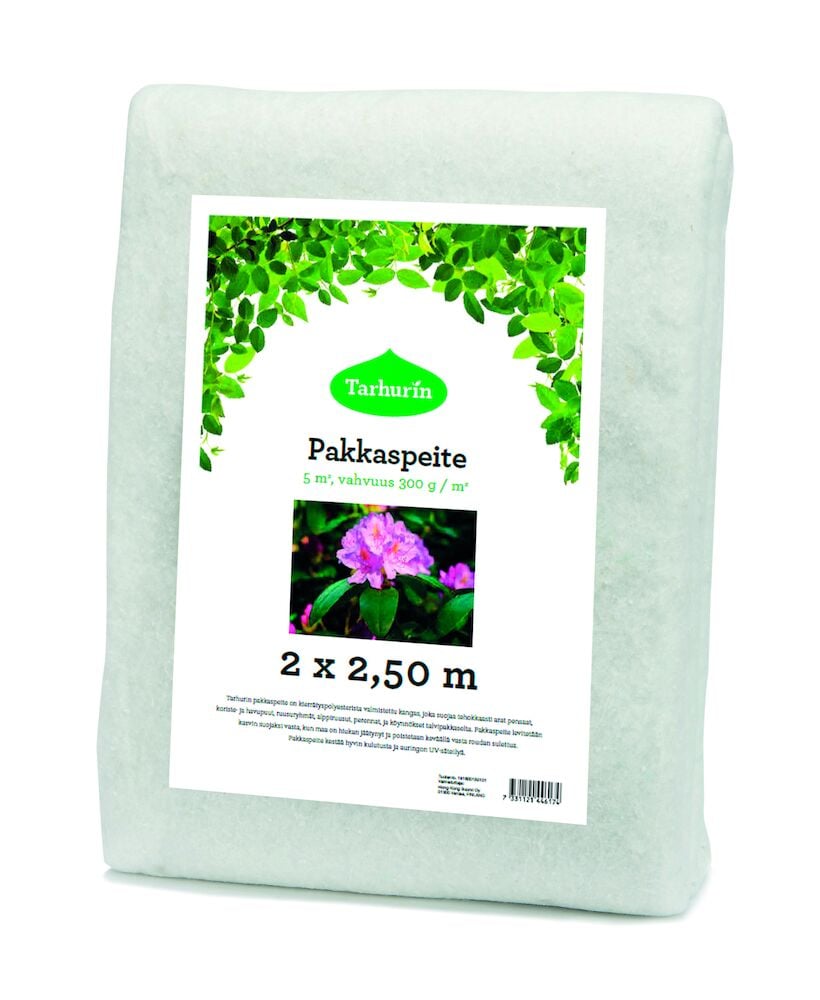 Painotettu pakkassuoja kasveille ja puutarhaan.