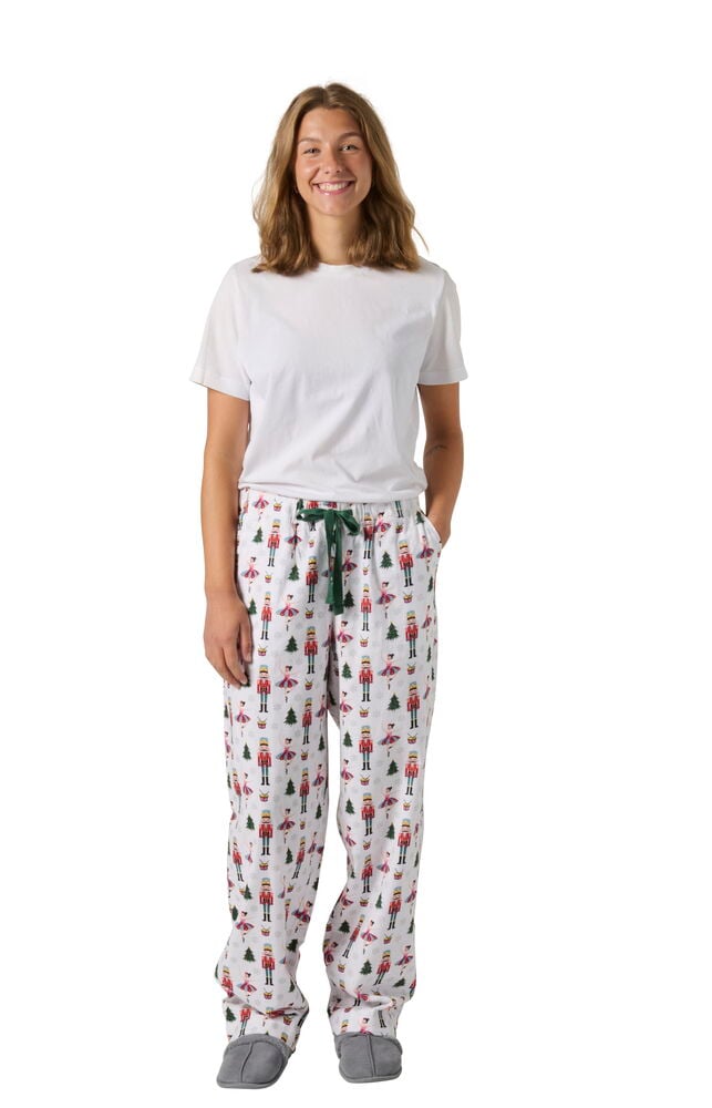 Pyjamasbyxor Flannel Santa - 3