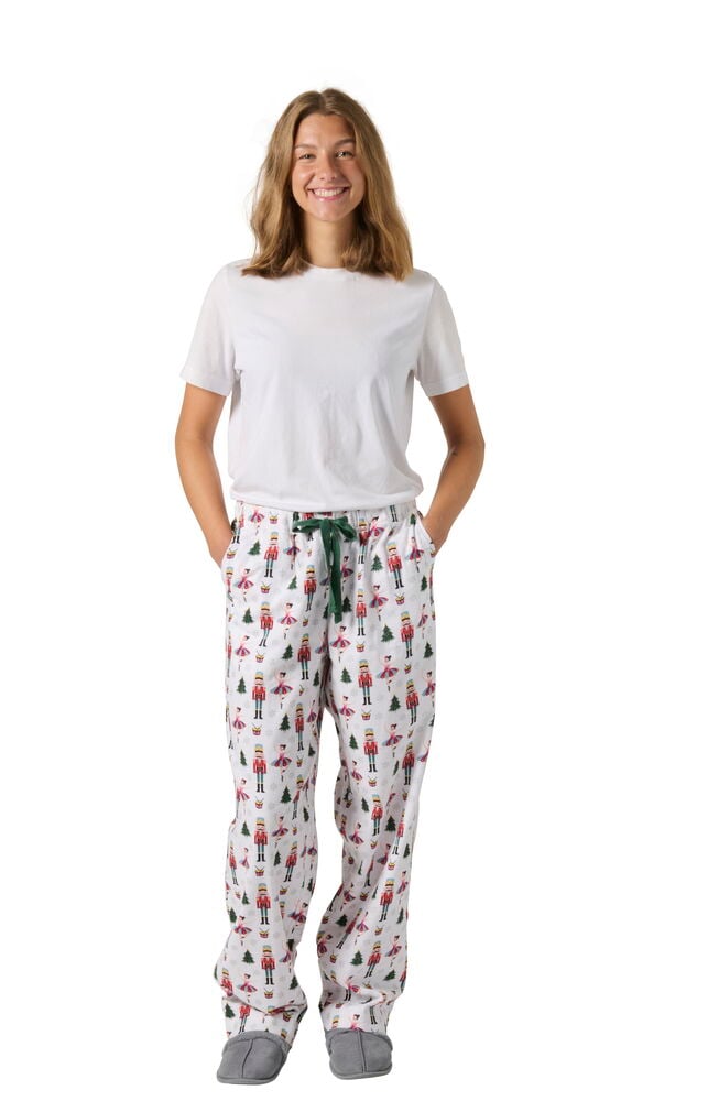 Pyjamasbyxor Flannel Santa - 4