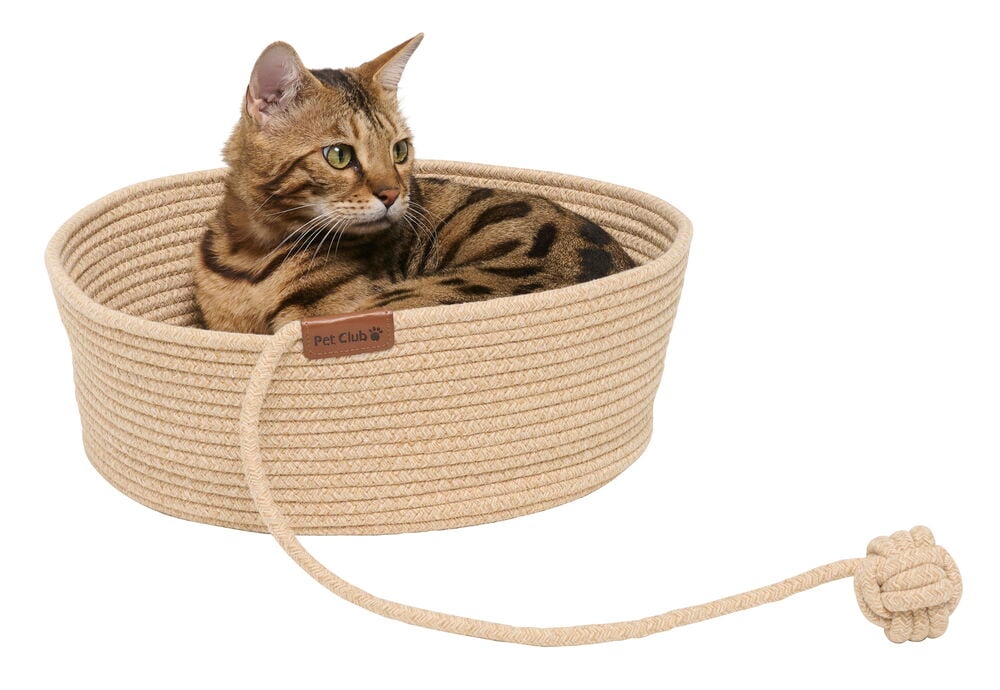 Kattbädd med boll - 5