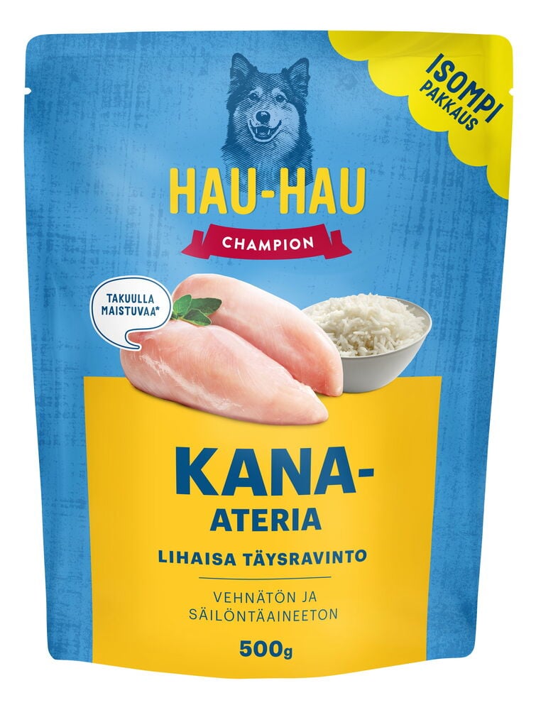 Koirien märkäruoka Hau Hau Champion