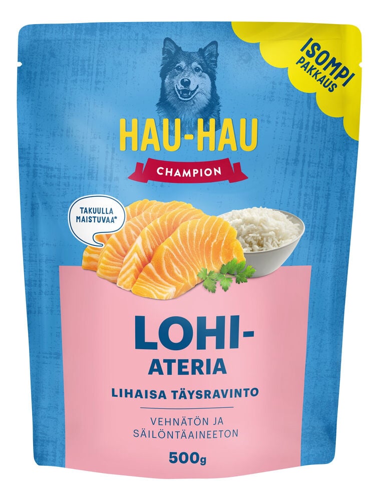 Koirien märkäruoka Hau Hau Champion