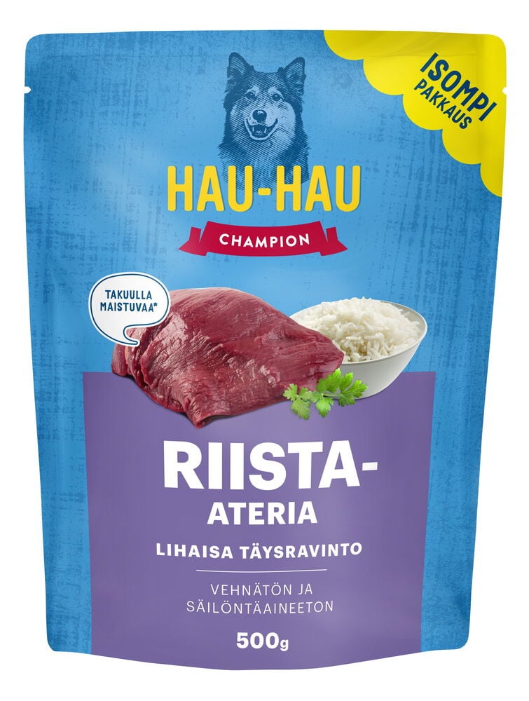 Koirien märkäruoka Hau Hau Champion