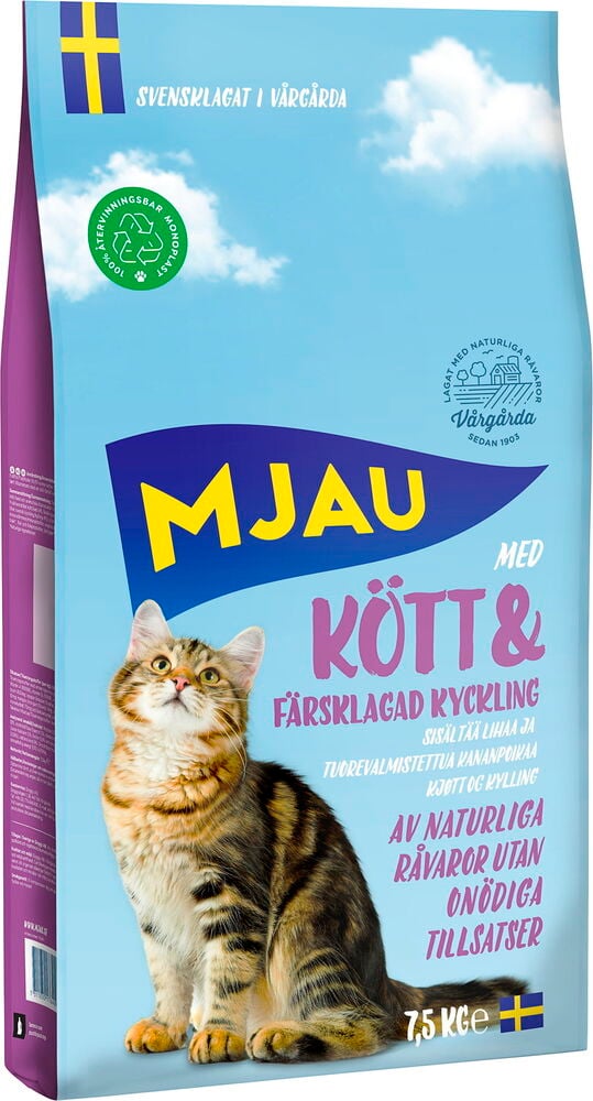 Torrfoder, katt Mjau - 2
