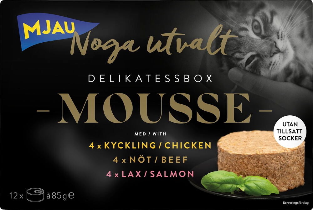 Våtfoder, katt Mjau