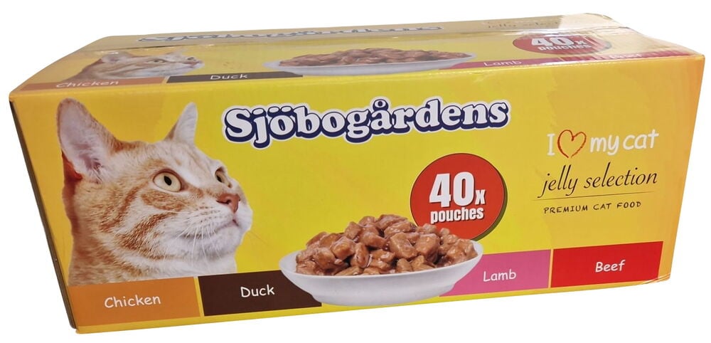 Våtfoder, katt Sjöbogårdens