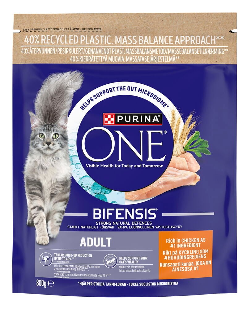 Kissojen kuivaruoka Purina ONE