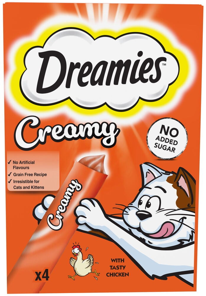 Kattgodis Dreamies Creamy