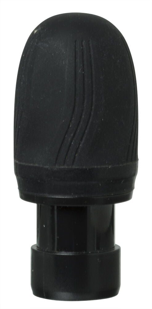 Schwarzer runder Massagekopf für Massagepistole Mini MG22.