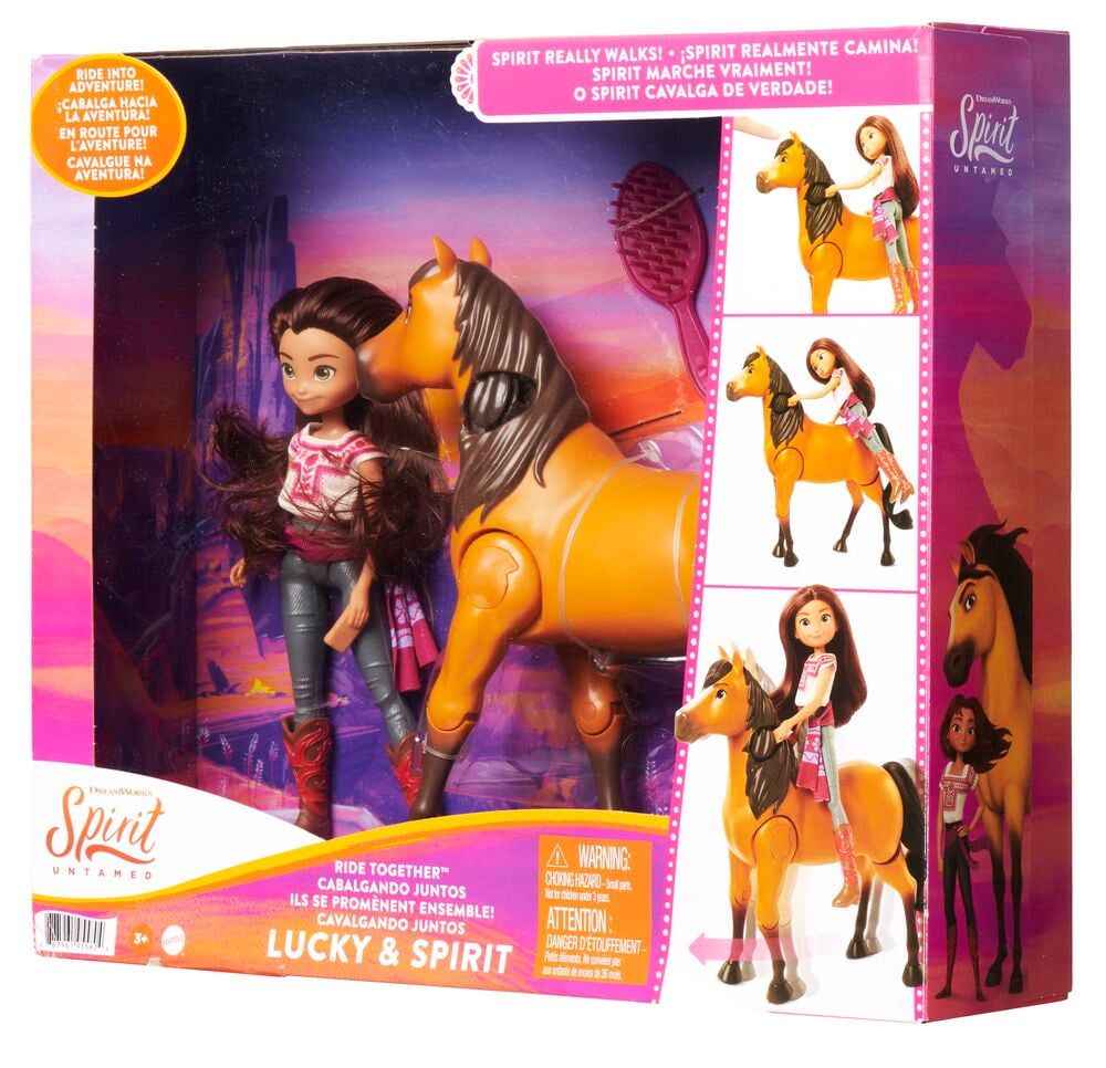 Puppe und Pferd Spirit Untamed Ride Together