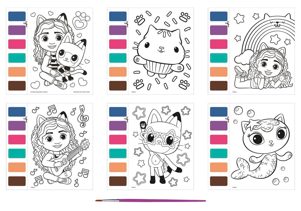 Måla med vatten, set Moxy - 3