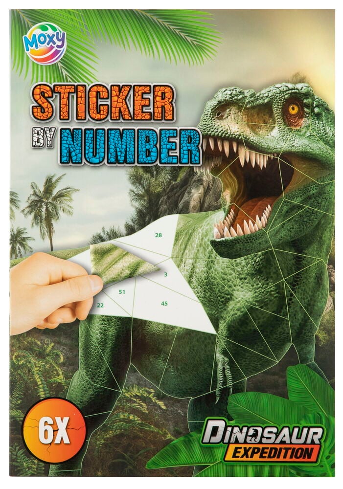 Klistermärkesbok Moxy - 2