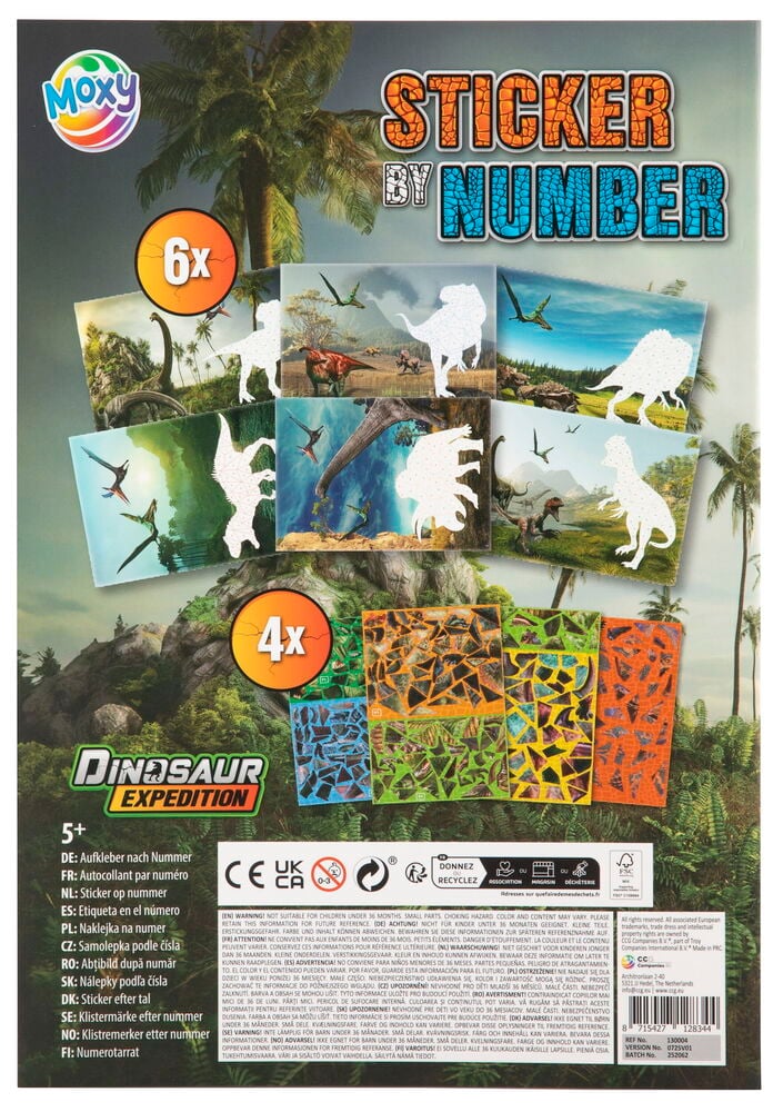 Klistermärkesbok Moxy