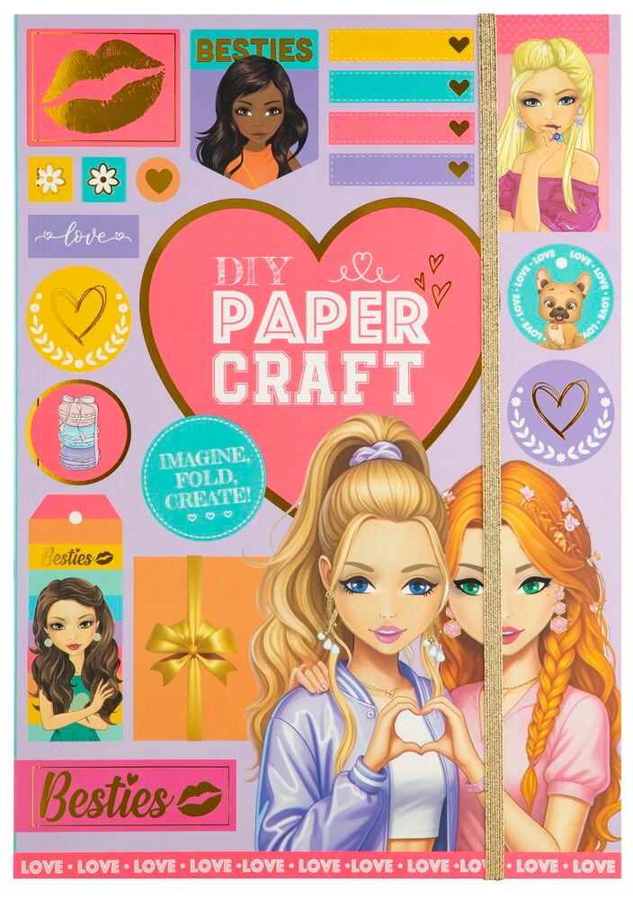 DIY Paper craft book Besties