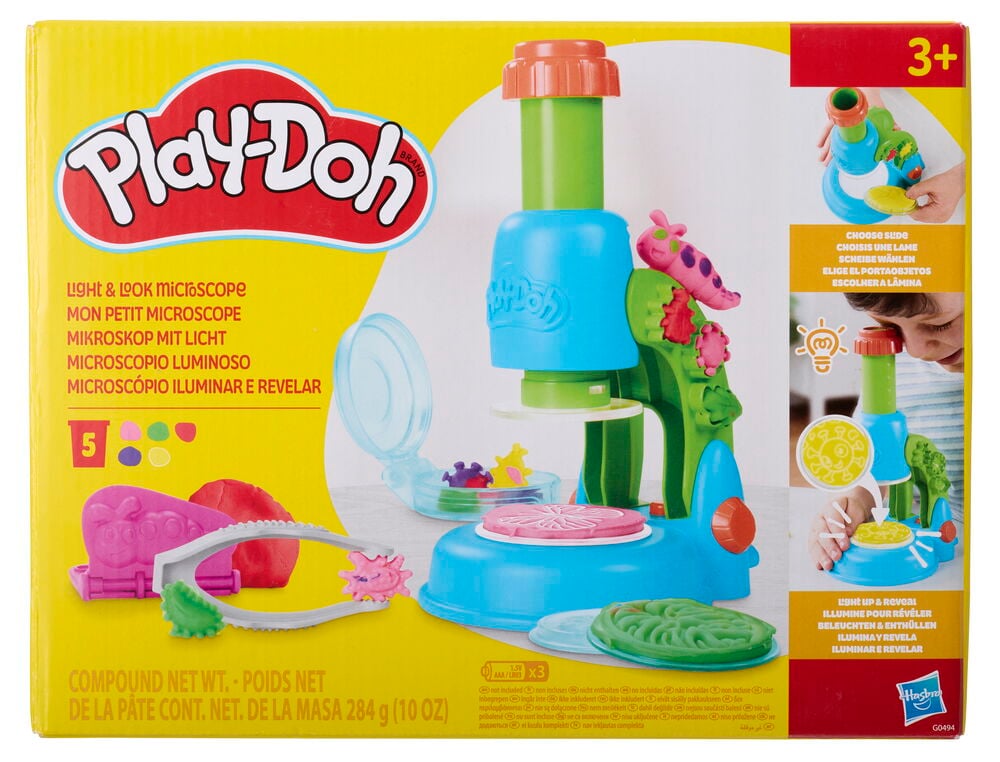 Leikkisetti Play-Doh Light & Look Microscope