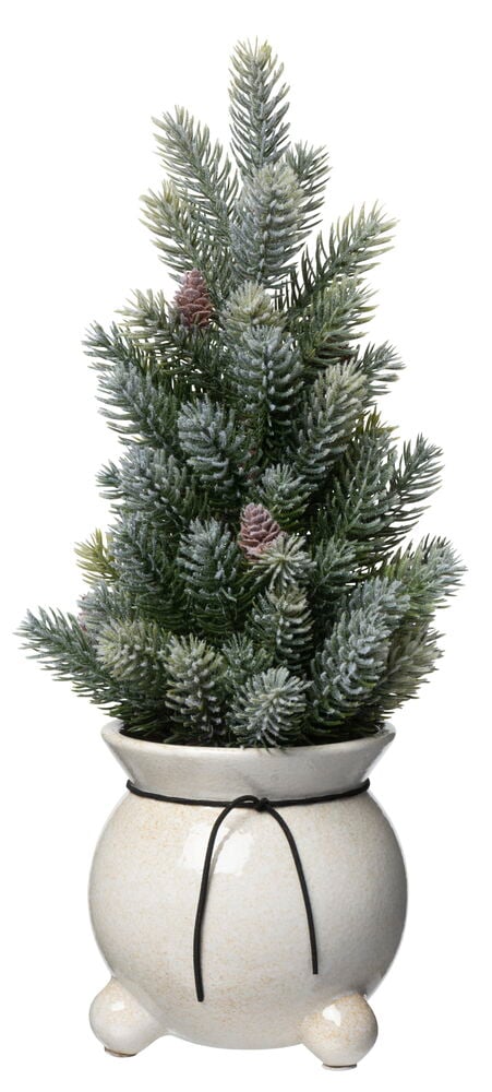 Dekorationsgran i kruka