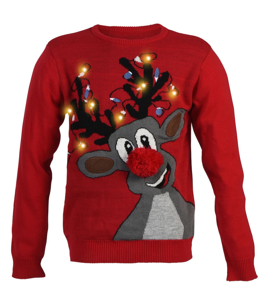 Weihnachtspullover LED