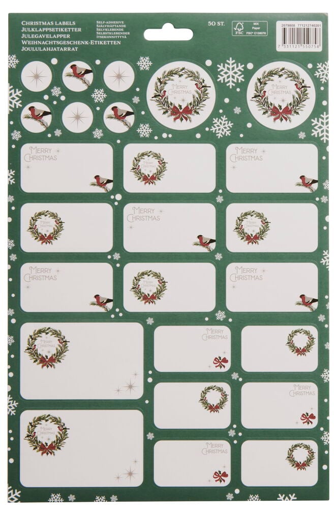 Juletiketter - 3