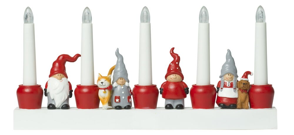 Adventsljusstake Santa - 2