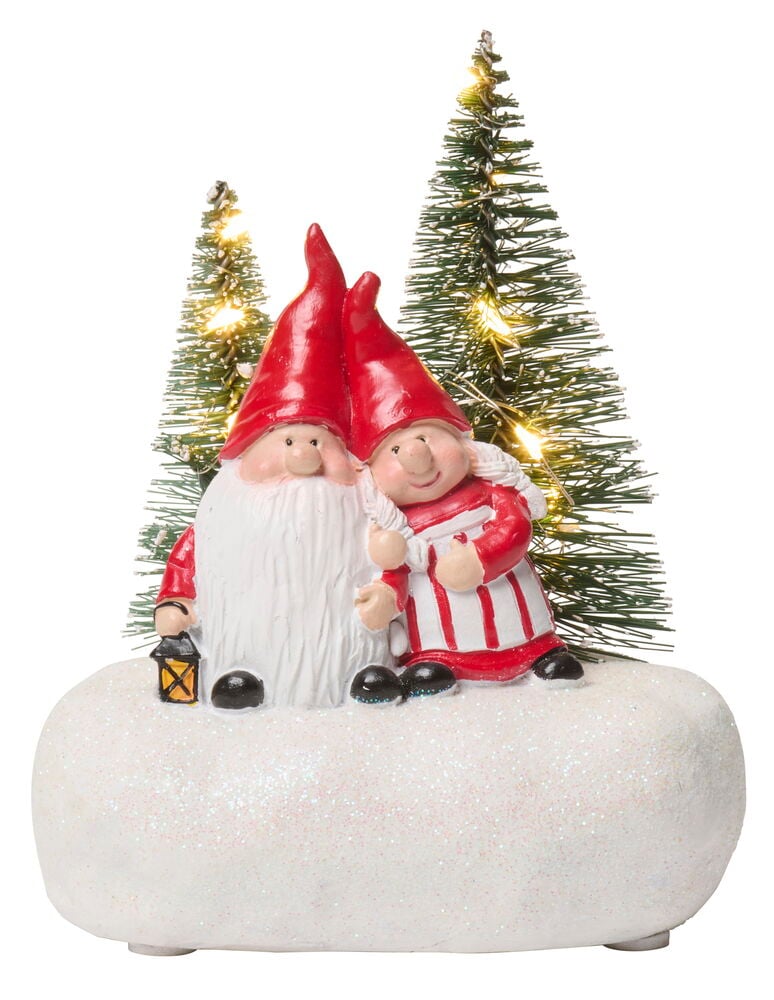 Dekorationsbelysning Mrs and Mr Claus