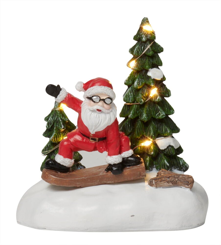 Dekorationsbelysning Snowboard Santa