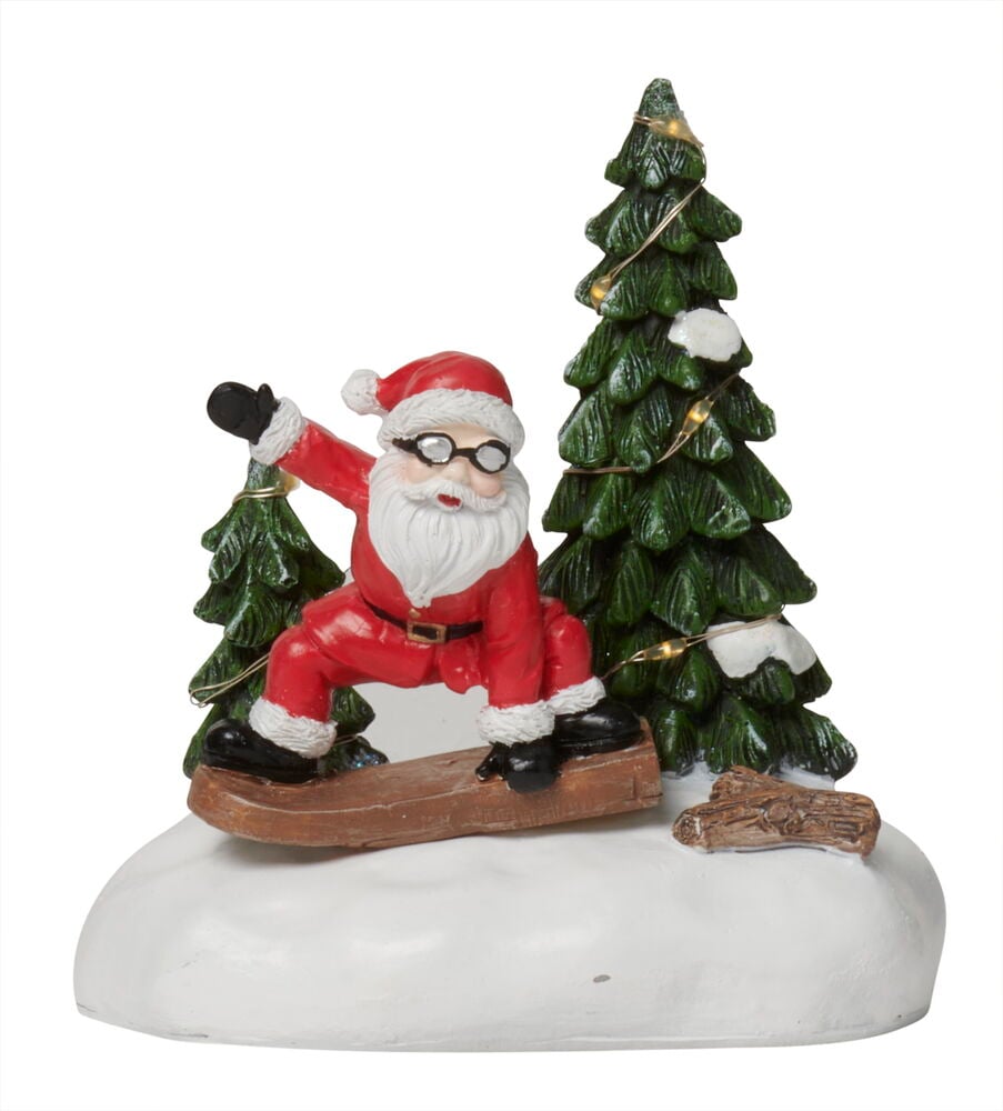 Dekorationsbelysning Snowboard Santa - 2