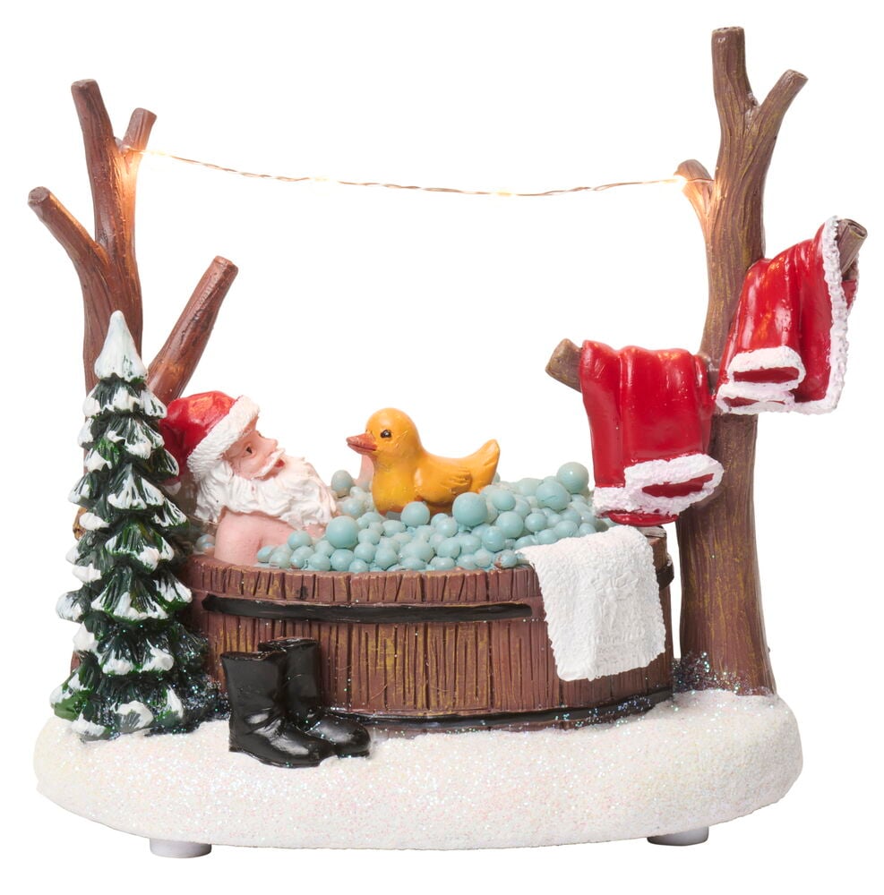 Koristevalaisin Santa's bath