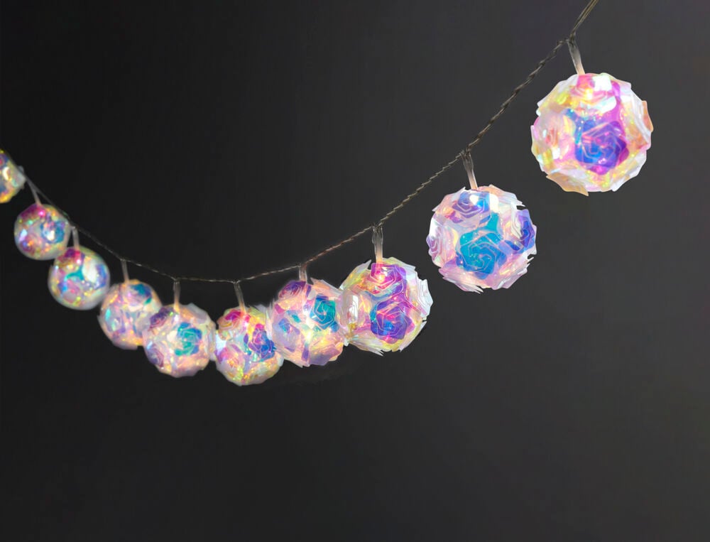 Ljusslinga Prism Floral balls - 4