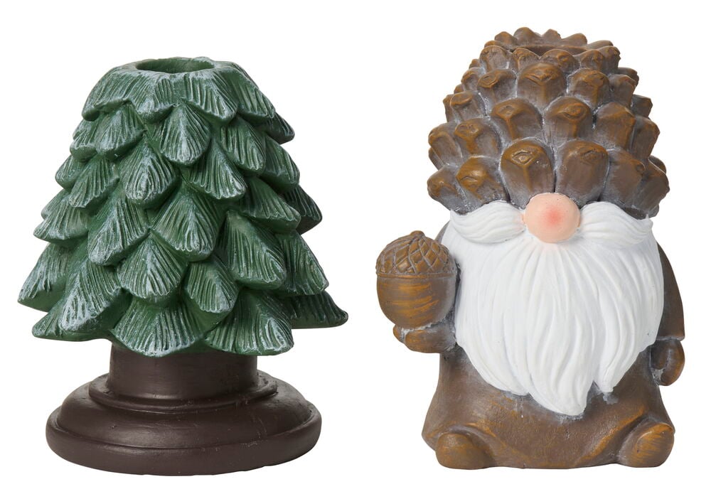 Jouluinen kynttilänjalka