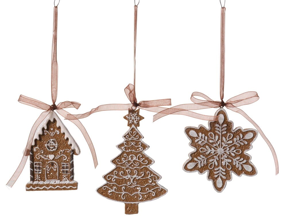 Joulukuusenkoristeet Piparkakkuhahmo