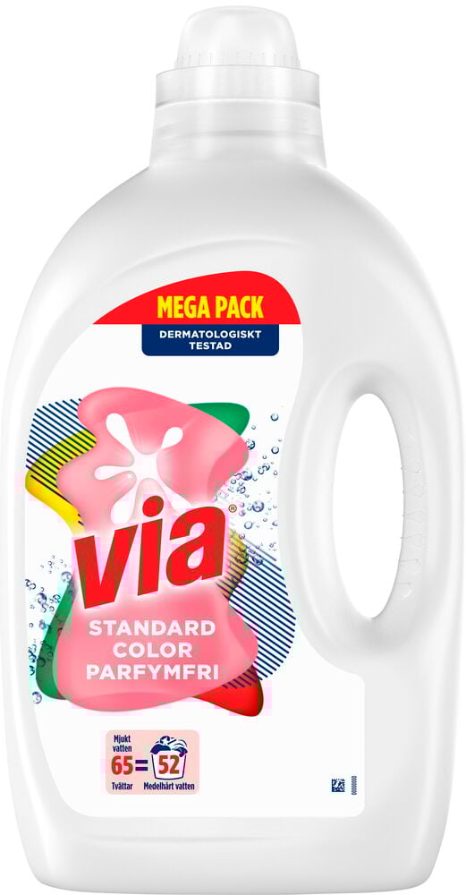 Tvättmedel, flytande Via
