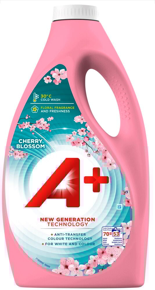 Tvättmedel, flytande A+
