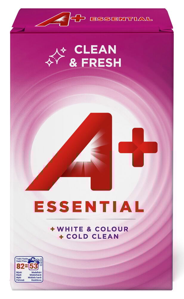 Tvättmedel, pulver A+ Essential