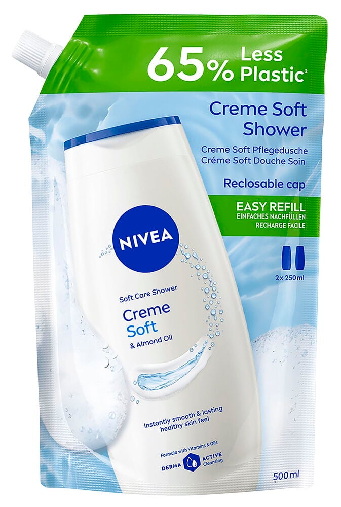 Duschkräm, refill Nivea