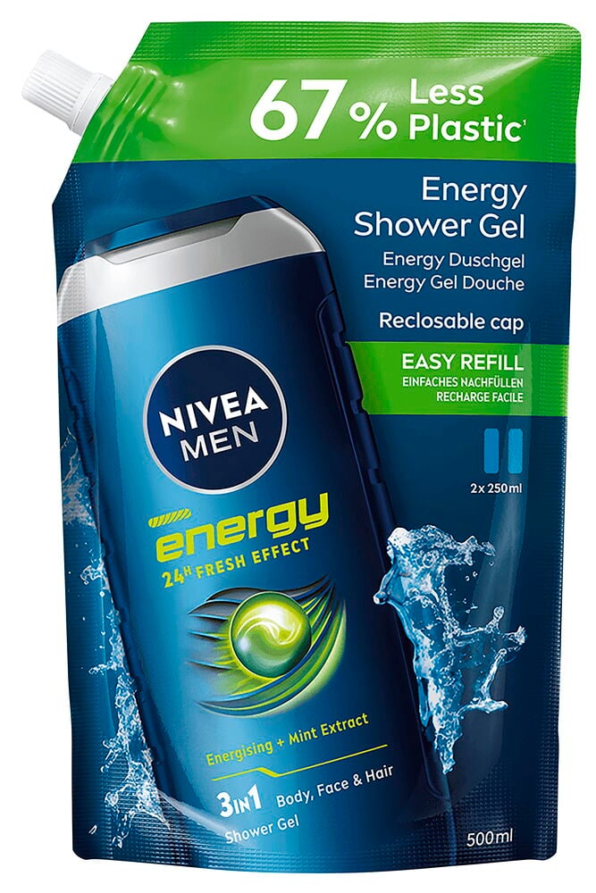 Duschgel, refill Nivea