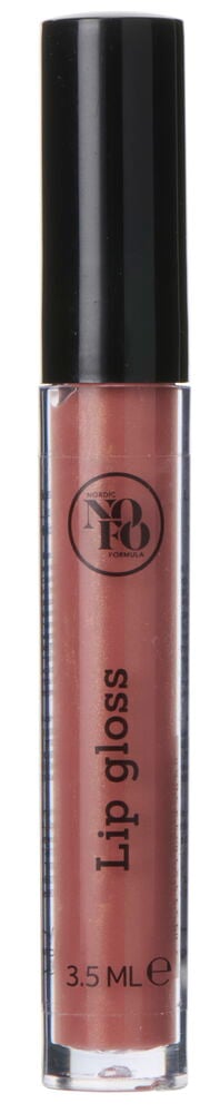 Ett läppglansrör med svart lock, 3,5 ml.