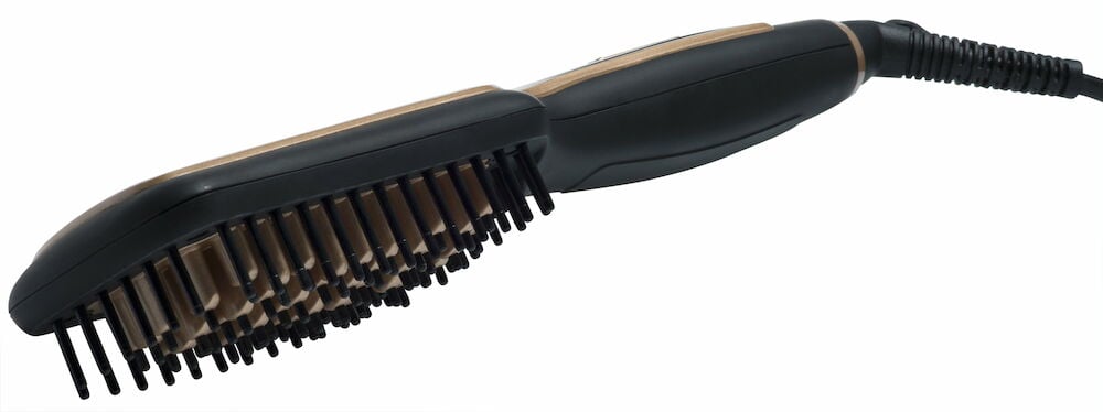 Svart og gull rettetang med varme og ledning.