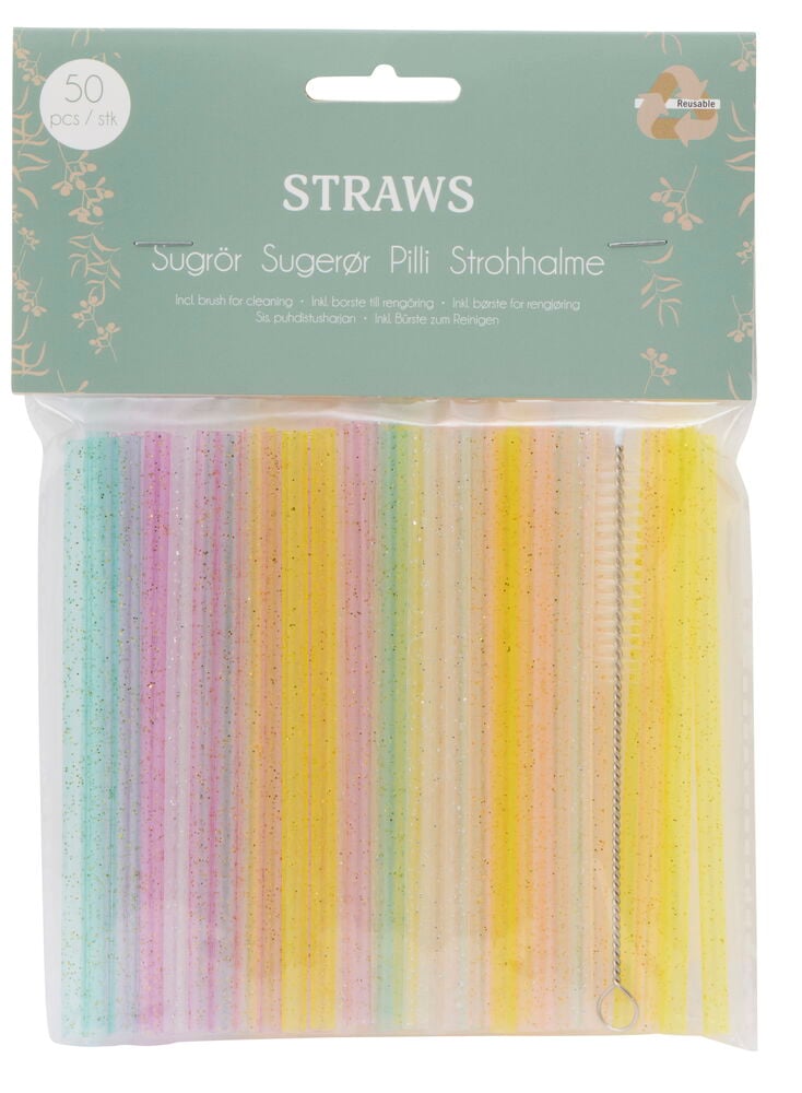 Återanvändbara sugrör