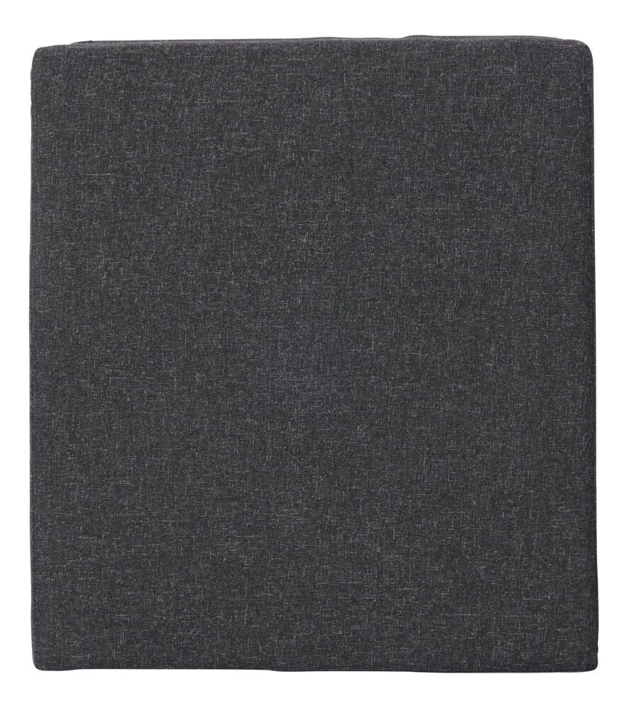 Gråmelerad fyrkantig sittdyna till loungegrupp.