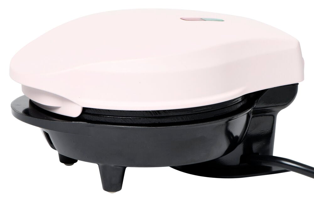 Ett belgiskt våffeljärn med ljus ovandel.