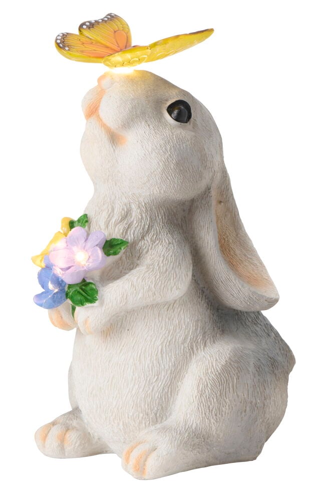 Hagefigur med solceller Rabbit - 2