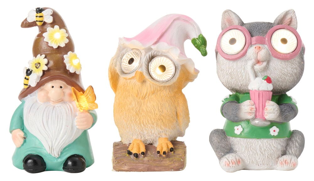 Mini-hagefigur med solceller - 7