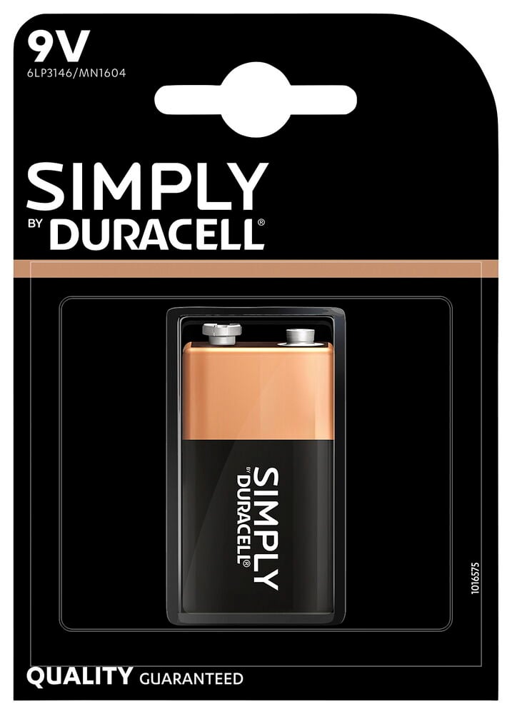 Batteri 9V Duracell - 2