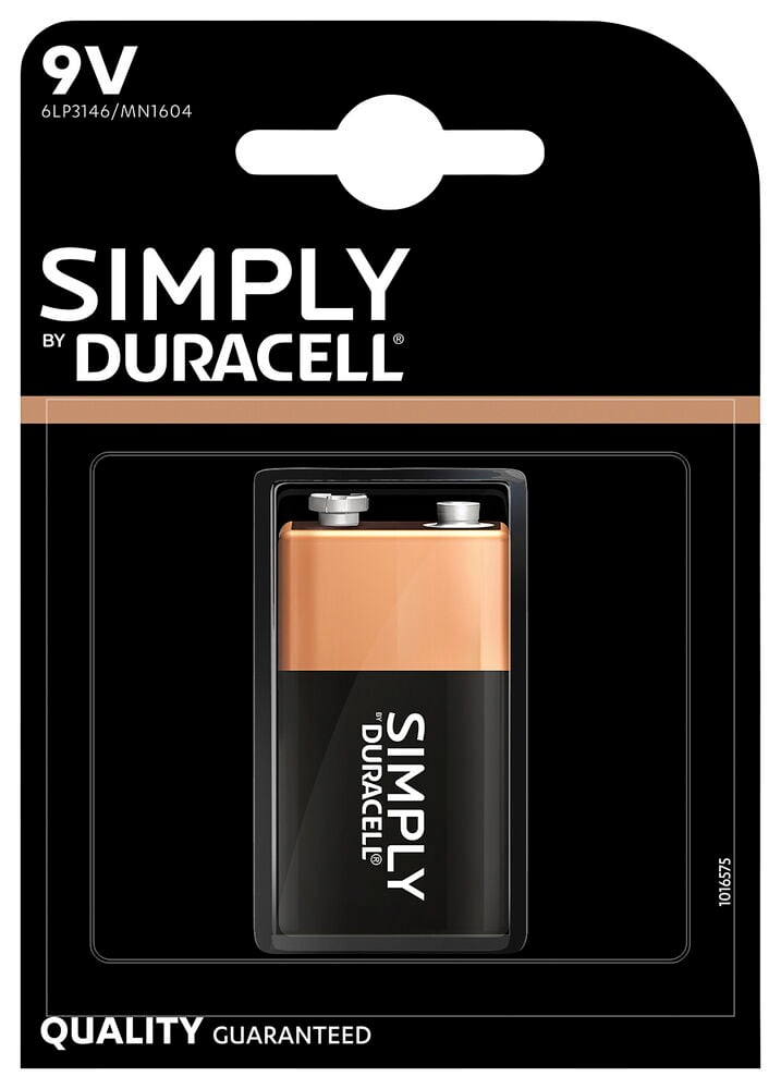Batteri 9V Duracell