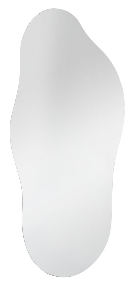 Peili, jossa on orgaaninen muoto suorakulmaisessa koossa.