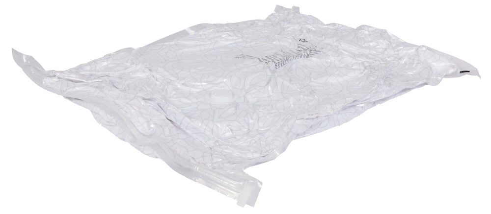 En tom transparent vakuumpåse av plast.